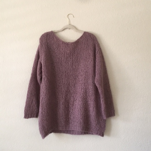 Stile Benetton Sweater Loose Knit Oversized Artsy - Picture 2 of 13